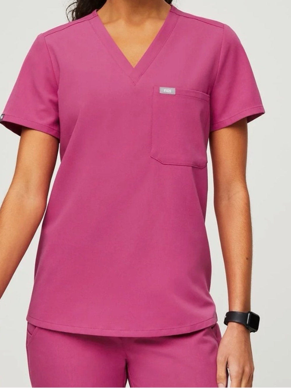 FIGS Electric Orchid Catarina™ - One-Pocket Scrub Top